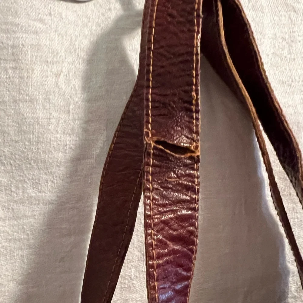Tan Mona B Woven Tote with Geometric and Lace Details - Picture 8 of 11